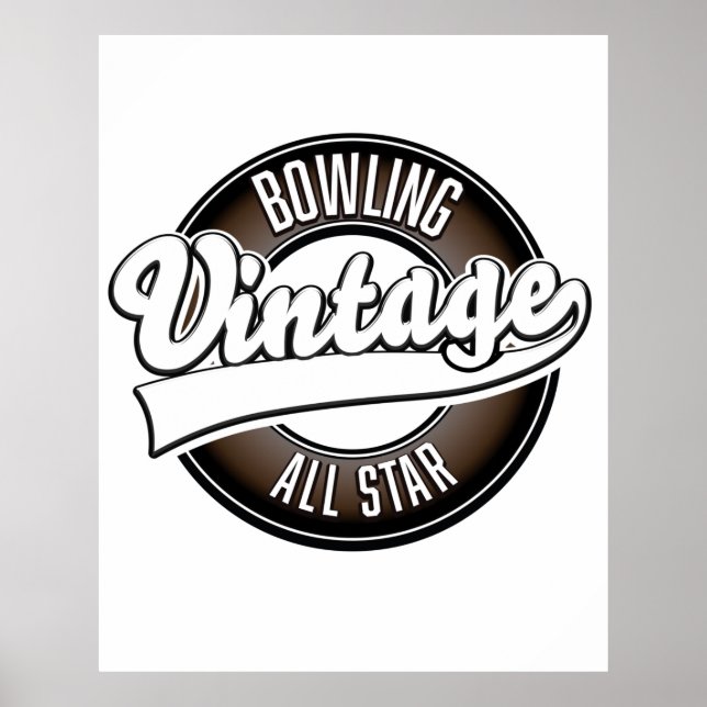 Affiche Logo vintage de toutes les étoiles dansant (Devant)