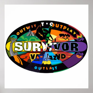 Affiche Logos de survivant fusionnés