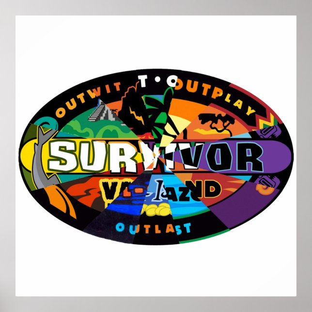 Affiche Logos de survivant fusionnés (Devant)