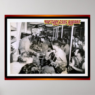 AFFICHE LOIN DE MAISON SUR NAVIRE 1944