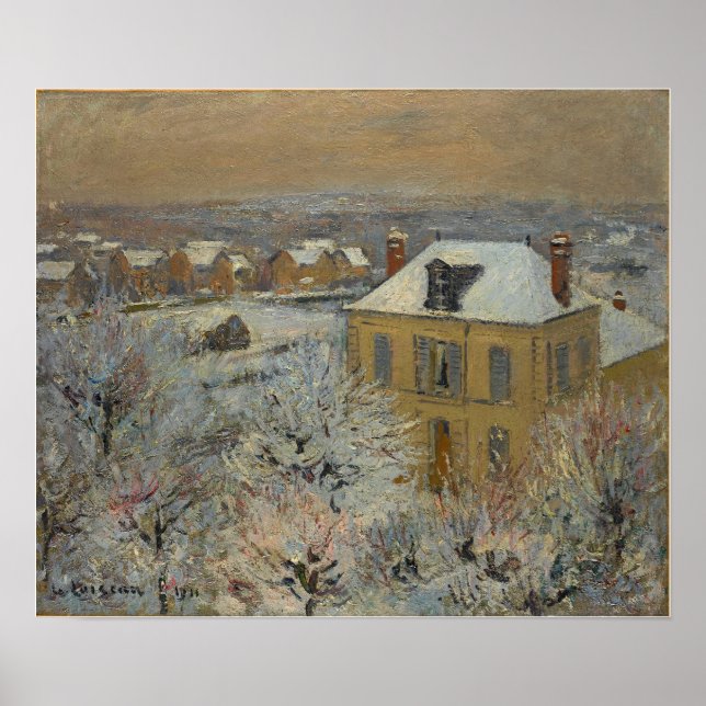 Affiche Loiseau - House In Winter 1911 (Devant)