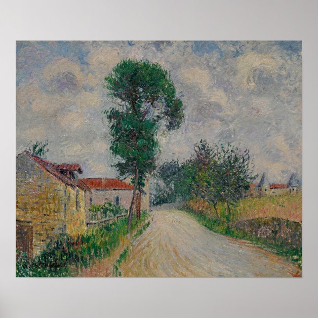 Affiche Loiseau - La route de Brantôme à Périgueux (Devant)