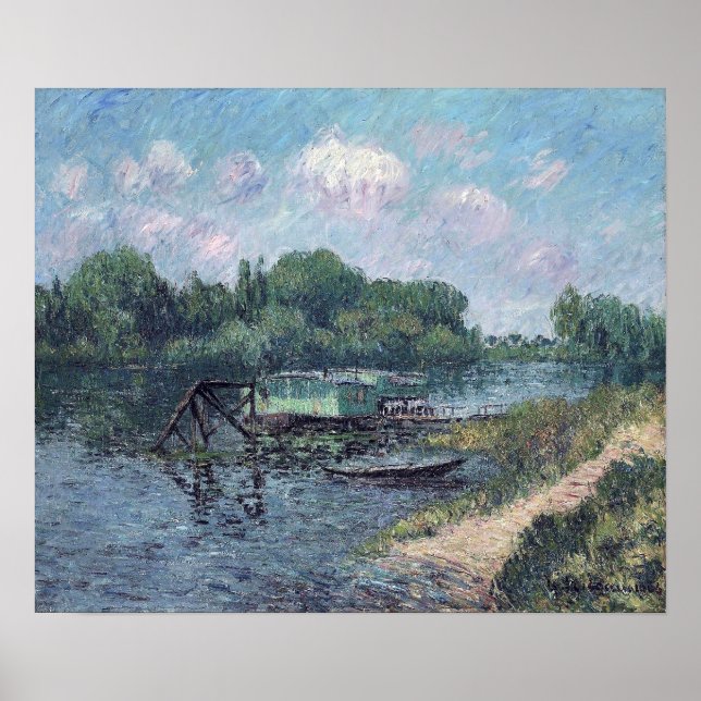 Affiche Loiseau - Laundry On The Seine At Herblay 1906 (Devant)