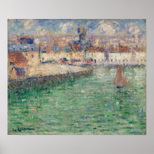 Affiche Loiseau - Le Port de Dieppe