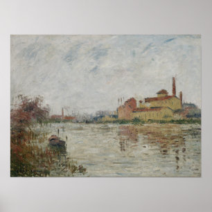 Affiche Loiseau - L'Usine Au Bord De La Rivière