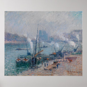 Affiche Loiseau - Paris Le Port Henri IV 1921
