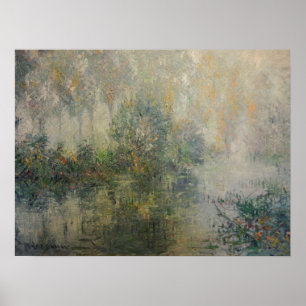 Affiche Loiseau - Paysages des bords de l'Eure
