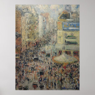 Affiche Loiseau - Rue Clignancourt À Paris Le 14 Juillet 1