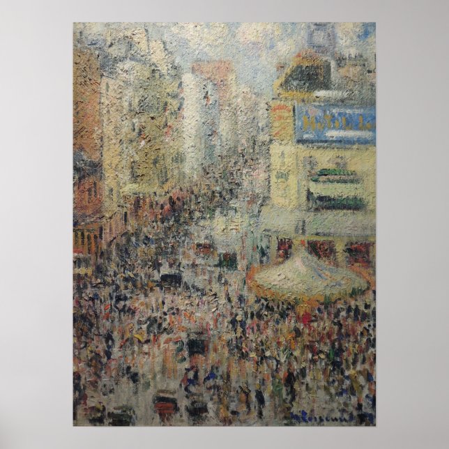 Affiche Loiseau - Rue Clignancourt À Paris Le 14 Juillet 1 (Devant)