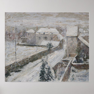 Affiche Loiseau - View Of Trail Under The Snow 1916
