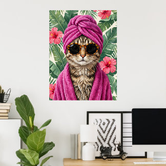 Affiche Loisirs Tropicaux
