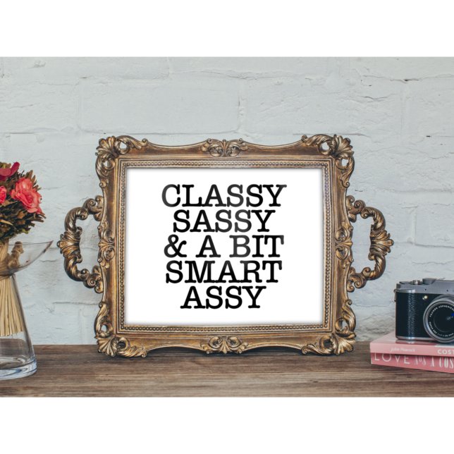 Affiche LOL Classy Sassy & Un peu Smart Assy (Classy Sassy & A Bit Smart Assy LOL Poster)