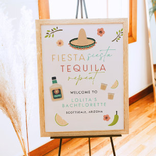 Affiche LOLITA Fiesta Siesta Tequila Bachelorette Bienvenu