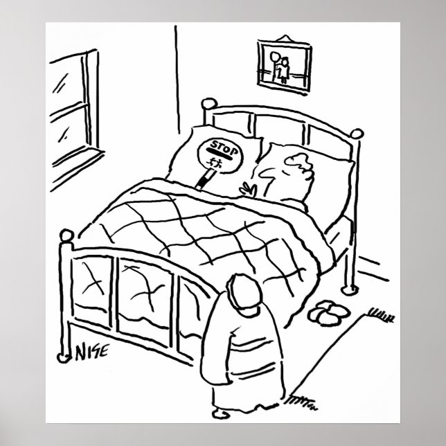 Affiche Lollipop Man dort avec sa Lollipop (Devant)