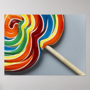 Affiche Lollipop multicolore