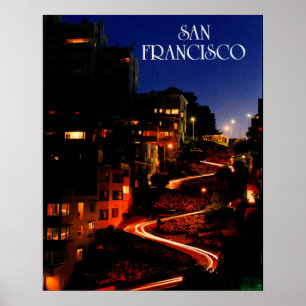 Affiche Lombard Street San Francisco