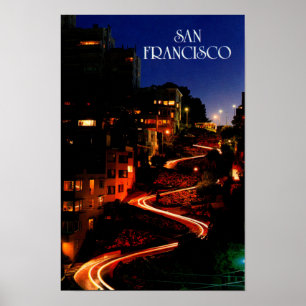 Affiche Lombard Street San Francisco
