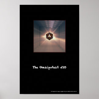 Affiche L'omnipotent d20 - Imprimer