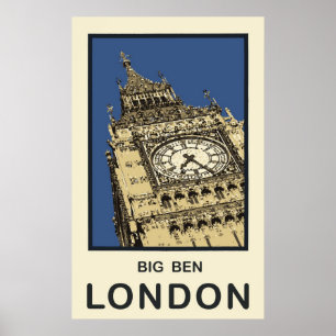 Affiche London Big Ben