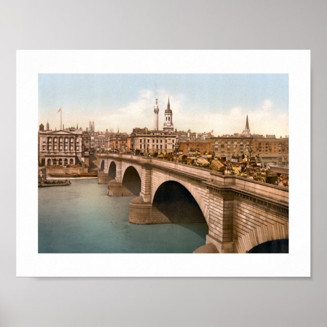 Affiche London Bridge, Angleterre (Devant)