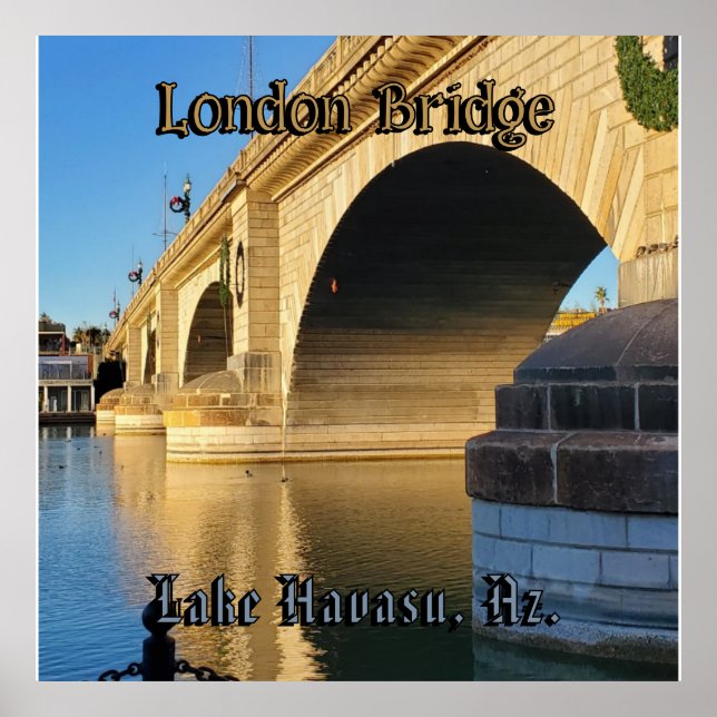 Affiche London Bridge Lake Havasu, Az. (Devant)
