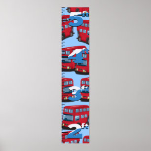 Affiche London Bus Growth chart.