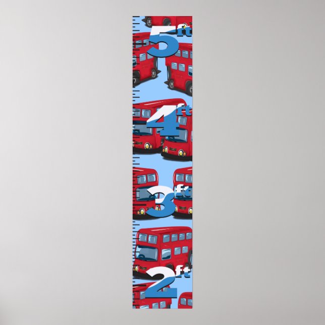 Affiche London Bus Growth chart. (Devant)