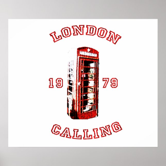 Affiche London Calling 1979 (Devant)