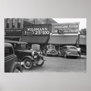 Affiche London Candy Kitchen, 1938