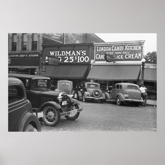 Affiche London Candy Kitchen, 1938 (Devant)