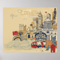 London Doodle Scene