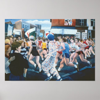 Affiche London Marathon 1996