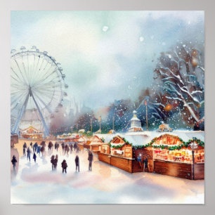 Affiche London-Winter Wonderland à Hyde Park (C),