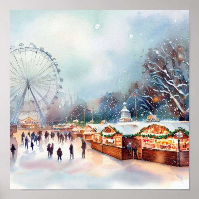 Affiche London-Winter Wonderland à Hyde Park (C), (Devant)
