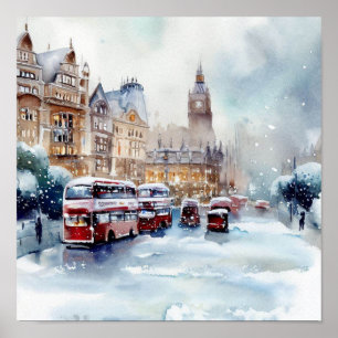 Affiche London-Winter Wonderland (B)