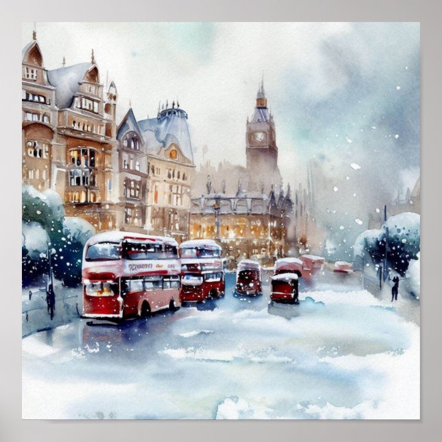Affiche London-Winter Wonderland (B) (Devant)