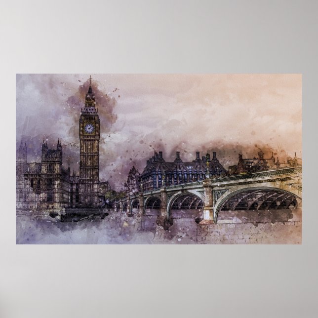 Affiche Londres (Devant)