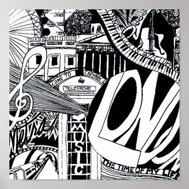 Affiche Londres (Devant)