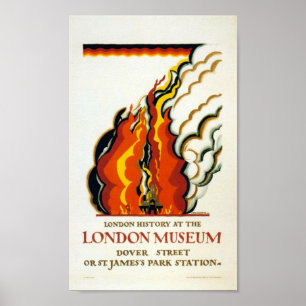 Affiche Londres 1908-1933 souterrain