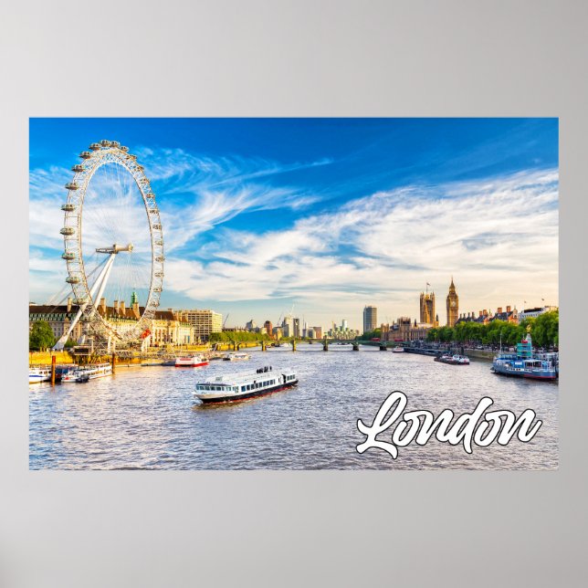 Affiche Londres, Angleterre, Royaume-Uni (Devant)