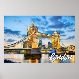 Affiche Londres, Angleterre, Royaume-Uni