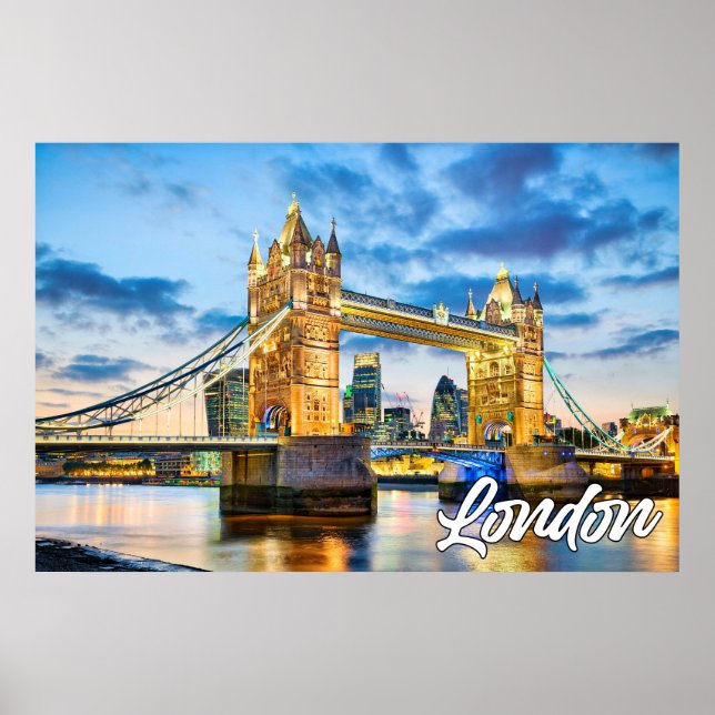 Affiche Londres, Angleterre, Royaume-Uni (Devant)