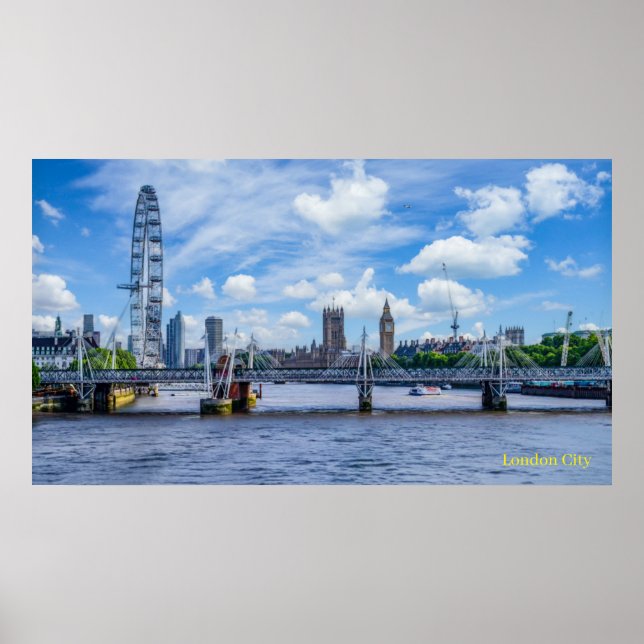 Affiche Londres City (Devant)