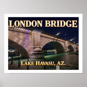 Affiche Londres Pont Lac Havasu Arizona