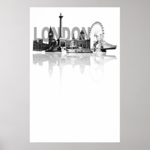 Affiche Londres Skyline