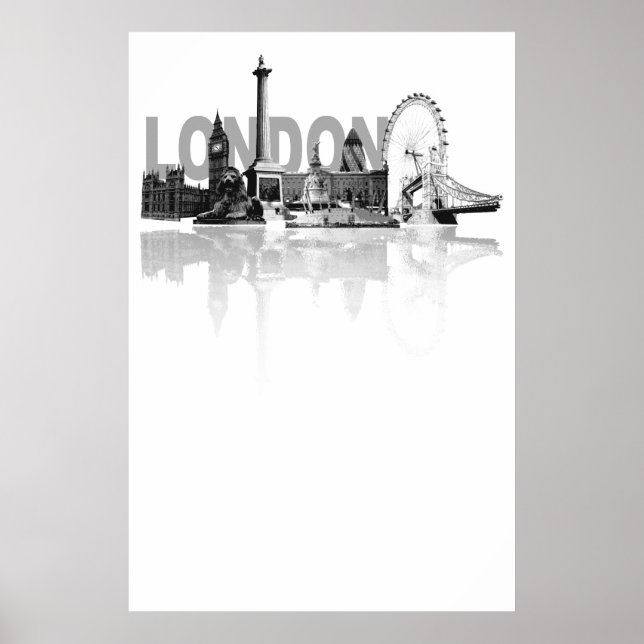 Affiche Londres Skyline (Devant)