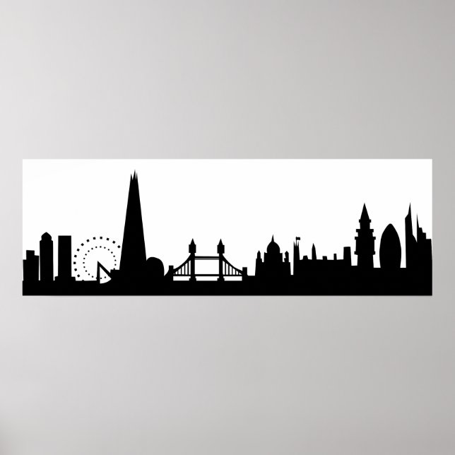 Affiche londres skyline deco (Devant)