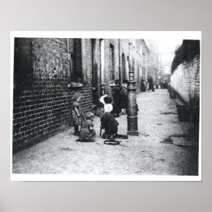 Affiche Londres Slums