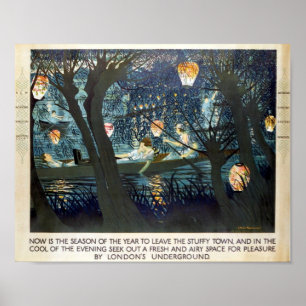 Affiche Londres Underground 1908-1933