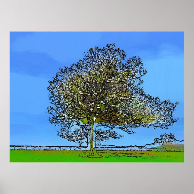 AFFICHE LONELLEMENT TREE (Devant)